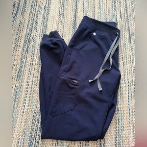 Figs Zamora Jogger Scrub Pants In Navy